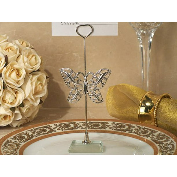 Silver Butterfly place card holder [SET OF 24], Looking for a lower
