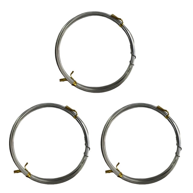 Tholdsy Alambres artesanales Hilo trenzado Líneas de joyería Diseño exquisito para gris acero Type1 NO1