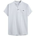 thumbnail image 1 of SOMOWI T-Shirts for Men Multipack Comfort Fit Crew Neck Soft Blend Basic Everyday Wear White Graphic Fall Tees M, 1 of 7