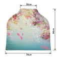 thumbnail image 2 of PKQWTM Spring cherry blossom wedding falling petals Nursing Cover Baby Breastfeeding Infant Feeding Cover Baby Car Seat Cover, 2 of 2