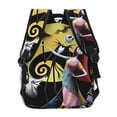 thumbnail image 4 of Goofa The Nightmare Before Christmas Pattern Casual Backpack for School & Travel – Lightweight Ergonomic Backpack with Laptop Compartment, Multiple Pockets-One Size, 4 of 5