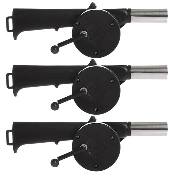 3 Pcs Manual Blower BBQ Combustion Tool Fire for Fireplace Fan Blowers Portable