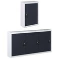thumbnail image 6 of vidaXL Wall Mounted Tool Cabinet Tool Organizer with Shelves Tool Storage, 6 of 13