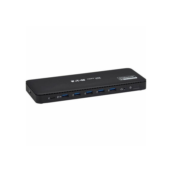 Eaton Tripp Lite Series USB-C Universal Dock Dual Display 4K HDMI and DisplayPort USB 3.2 Gen 1 Hub GbE 100W PD Charging