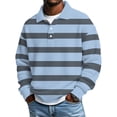 thumbnail image 1 of Hombres de Manga Larga Vintage Impreso Botón Abajo Cuello Turndown Color Sólido Casual Camisa Suave para el Verano, 1 of 5