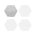 thumbnail image 2 of Disketp Silver Glitter Funny Coasters,4 Pcs Leather Coasters With Holder, Perfect Housewarming Hostess Gifts,Protect Furniture From Water Marks Scratch, 2 of 9