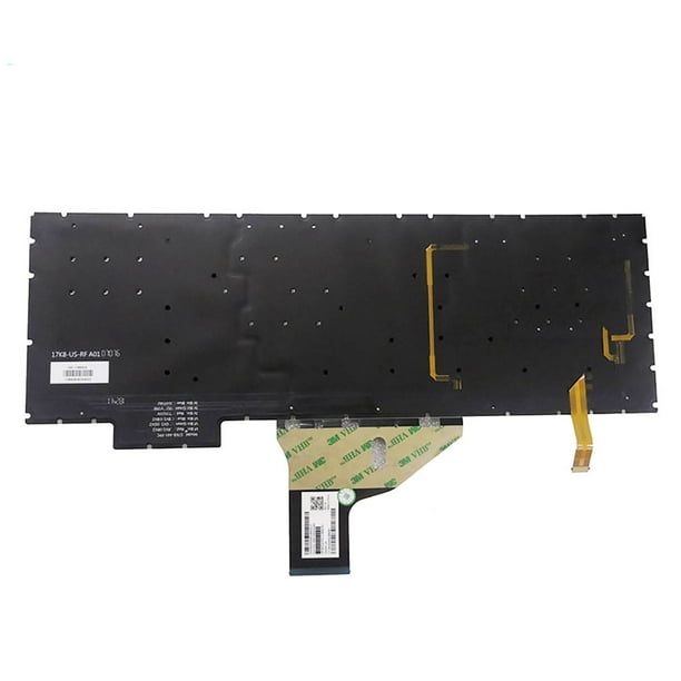 Methold Accesorios de teclado Parte de entrada profesional Diseño retroiluminado Reemplazo de teclado de computadora portátil para OMEN 15-ce070tx Cuadernos de escritura y cuadernos de bocetos