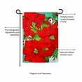 thumbnail image 6 of Evergreen Poinsettia Suede Garden Flag 12 x 18 Inches Indoor Outdoor Decor, 6 of 7