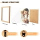 thumbnail image 4 of Marco de fotos JDZIVTOP 10x12, madera natural, color beige, 4 of 6
