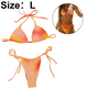 thumbnail image 2 of Trajes de baño de dos piezas con tiras y escote halter para mujer, 2 of 5