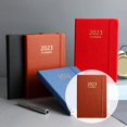 thumbnail image 6 of 2023 Daily Weekly Agenda Planner, Diary Journal Thick Paper Goals Habits Schedules Track PU Cover A5 Notebook Planner, for Family Supplies Brown, 6 of 10