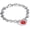 Adrenal Insufficiency, variant on LF 316L Stainless Steel DNR Engraved Medical Alert Heart Charm Link Bracelet Rolo Chain Medic ID Bracelets Monitoring Awareness for Womens for Outdoor Emergency