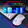 thumbnail image 5 of New X100 Wired Game Mouse Colorful Luminous Electric Competition Office Mouse Adjustable 3600dpi, 5 of 12