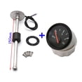thumbnail image 1 of 52MM Gauge Water Level Gauge Red Light 0-190Ohm Water Tank Level Indicator Meter With Fuel Water Level Sensor 150MM 200MM 250MM ,Suits Most Tanks, 1 of 7