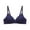 Blue, variant on Admvng Wireless Bras for Women Bra Soild Wire Underwear One-Piece Bra Everyday Small Cup Underwear S-XL