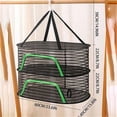 thumbnail image 3 of 2 Layers Mesh Drying Rack, Hanging Herb Drying Rack with Zipper, 3 of 8