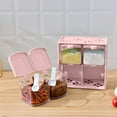 thumbnail image 6 of Transparent Seasoning Box, with Handle and Spoon, Storage Container Rack Set, Detachable, 4 Compartments, Food-grade Plastic, Space-saving, for Spices Seasonings, 6 of 6