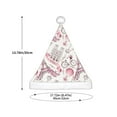thumbnail image 3 of Fuzoiu Romantic Travel In Paris Print Santa Hat Christmas Hat for kids,Santa Hats with Pompom, Unisex Xmas Holiday Hat for Christmas New Year Festive Party Supplies, 3 of 6