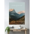 thumbnail image 2 of Glacier National Park, Montana Travel Artwork Poster Wall Art, Modern Wall Decor, 16x24 UNFRAMED, 2 of 3
