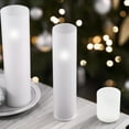 thumbnail image 6 of WGV Frosted Glass Hurricane Candle Shade Chimney Tube - 2.5" Wide x 14" Height, Good quality, Heavy Weighted Base - 1 Pc, 6 of 7