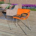 thumbnail image 3 of Outdoor Gas Grill with Stand, Orange, 5860 BTU x 2, High-Quality Steel Construction, Foldable Windscreen, Ideal for 3-7 Person Groups, 3 of 20