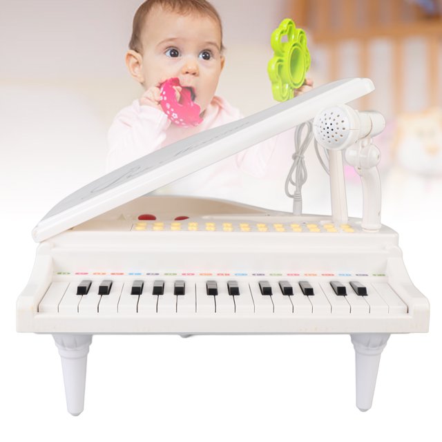 Teclado De Piano Para Niños, Teclado Electrónico De 31 Teclas Con Micrófono, Instrumento Educativo De Música Portátil Para Más De 3 Niñas Y Niños, Principiantes, Niños
