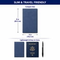 thumbnail image 6 of Brookstone Passport Holder Slim Lightweight Anti-Theft RFID Blocking Passport Covers for Travelling, 6 of 7
