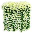 thumbnail image 2 of AFQH 2PCS Elegant Violet Wall Hanging Faux Flower Vine - Perfect for Weddings & Home, 2 of 8