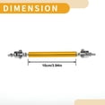 thumbnail image 4 of Unique Bargains 2pcs 10cm/3.94in Adjustable Front Bumper Lip Splitter Strut Rod Tie Gold, 4 of 6