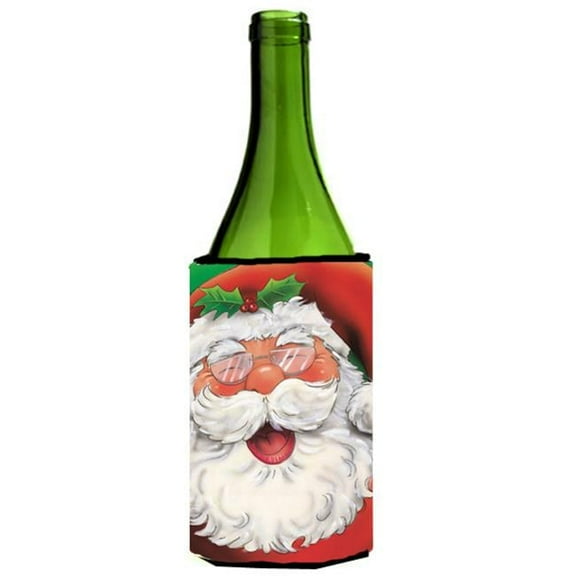 Jolly Santa Claus Wine Bottle Can cooler Hugger