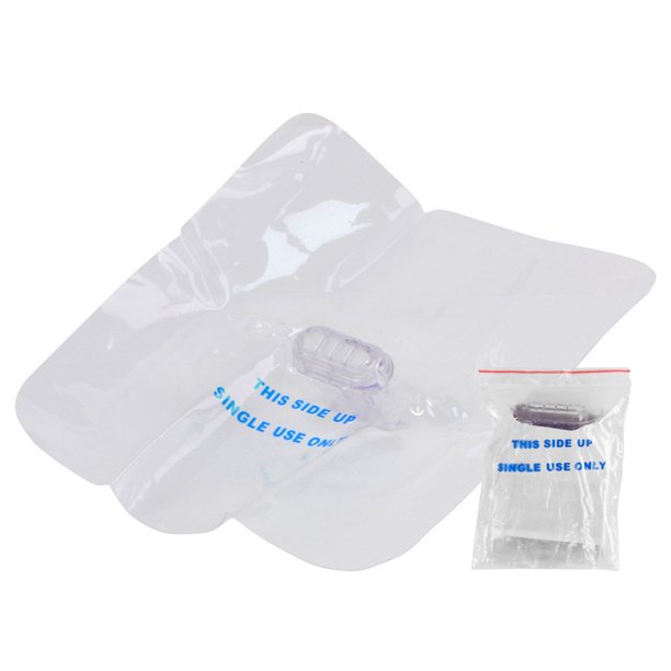 Ever Ready First Aid CPR Face Shield Barrier Protector Mask in Plastic