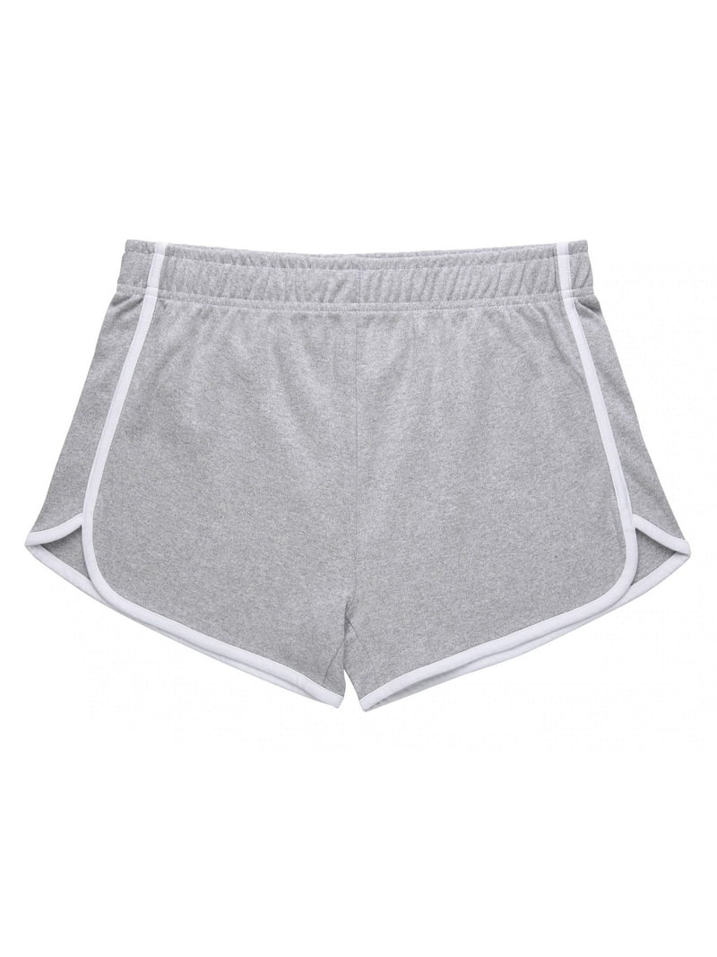 Couver Women's Cotton Dolphin Shorts, Heather Grey S, 1 Count, 1