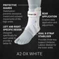 thumbnail image 3 of Tobillera Zamst A2-DX blanca para deportes, derecha, mediana, 3 of 8