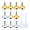 Gold and silver, variant on Minis Funnel and Pipette Filling Container,Atomizer Perfumes Liquid Essential Oil Small Metal Funnel with Minis Pipette