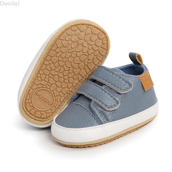 DuoJiaJ Baby Sneakers For Boys Girls First Soft Sole Shoes Breathable Comfortable Lightweight Casual Toddler Shoes For 0 18 Months Baby Boy Sneakers Size 4,Blue