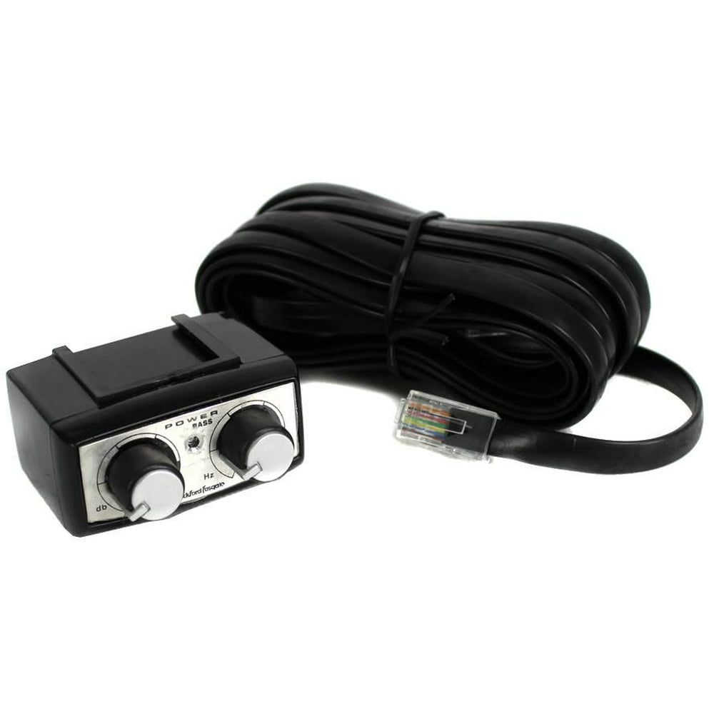 Rockford Fosgate PPB1 Punch Amplifier Remote Bass/Treble Dual Knob EQ