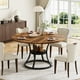thumbnail image 2 of Mesa de comedor redonda Condemo para 4-6 personas de madera con almacenamiento, 2 of 8