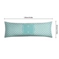 thumbnail image 6 of Body Pillow Cover with Zipper - Cyan-blue Pillowcase - Decorative Bedding Pillow Case for Bed, Couch, 19.9"x54.8", 6 of 7