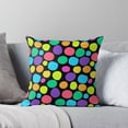 thumbnail image 5 of Ryan; Vibrant Polka Dots Throw Pillow Cover 45x45cm – Colorful Spot Pattern Decorative Cushion Case for Living Room, Bedroom, 5 of 7