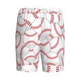 thumbnail image 5 of Fotbe Baseballs Pajama Shorts for Men, Men's Pajama Bottoms, Sleepwear,Short Pajama Pants-XX-Large, 5 of 9