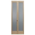 thumbnail image 4 of American Wood Frosted Full Glass Bifold Door, 36-in. x 80-in., Unfinished Pine, 4 of 7