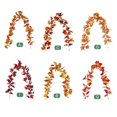 thumbnail image 2 of L'action de Grâce Automne Érable Guirlande Simulation Automne Automne Feuilles Vignes pour Jardin à la Maison, 2 of 7