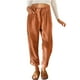 thumbnail image 2 of Pantalones largos con bolsillos, pantalones rectos sueltos, pantalones rectos puros, pantalones largos multifuncionales, 2 of 5