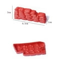 thumbnail image 2 of LOLIPPYY 50 Pcs Sacs de Sable en Plastique Léger Modèle Décoration Militaire avec Finition Rouge Réaliste, 2 of 7