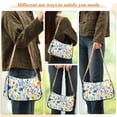 thumbnail image 4 of FORMRS Womens Shoulder Bag with Chain Strap Clutch Purse Cute Tote Handbag, Blue Wildflower Pattern, 4 of 7