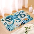 thumbnail image 4 of Alfombrilla absorbente de agua antideslizante con estampado de animales marinos, alfombrilla para baño y cocina (3 #), 4 of 5