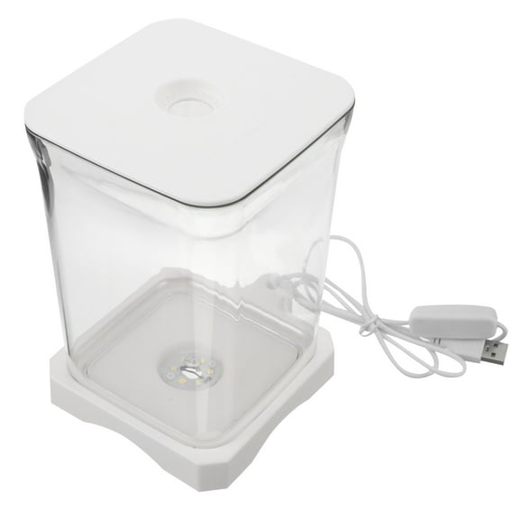 UPOUART Clear Plastic Desktop Fish Habitat Aquarium Tank Low Maintenance for Busy Lifestyles and Small Spaces