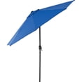thumbnail image 3 of Global Industrial Outdoor Umbrella with Tilt Mechanism, Olefin Fabric, 8-1/2'W, Blue, 3 of 7