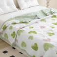 thumbnail image 1 of Linnome Washable Printed Summer Quilt Soft Skin Friendly Breathable Air Conditioning Quilt for Home Use 59x39.4 Inch Multicolor#04, 1 of 6