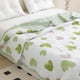 thumbnail image 1 of Edredón de verano suave y lavable, agradable para la piel – Manta transpirable para aire acondicionado en noches calurosas, manta ligera de algodón con estampado de hojas para el sofá, la cama o p, 1 of 6